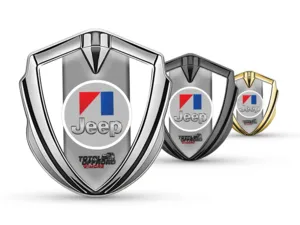 Jeep Autoabzeichen Renn Design Glänzend Metallrand